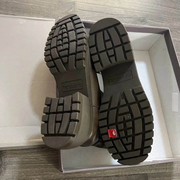 Franco Sarto Women's Jersey Booties Olive Size 9 Minor Scratches Check Pics B4HP - Picture 9 of 9